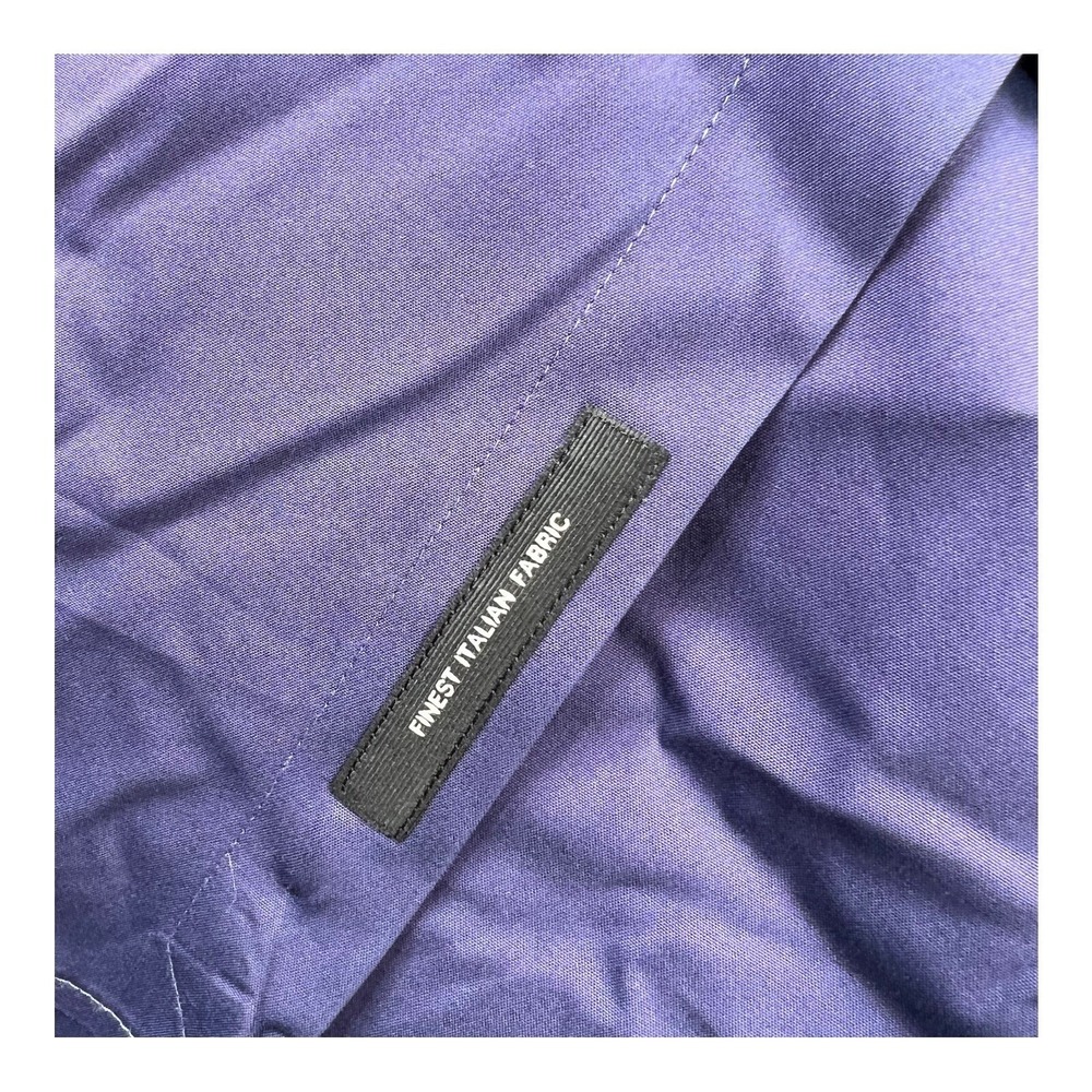Hugo Boss Purple L/S Cotton Polyamide Spandex Button Up Mens Size 39/15.5 - Picture 5 of 8